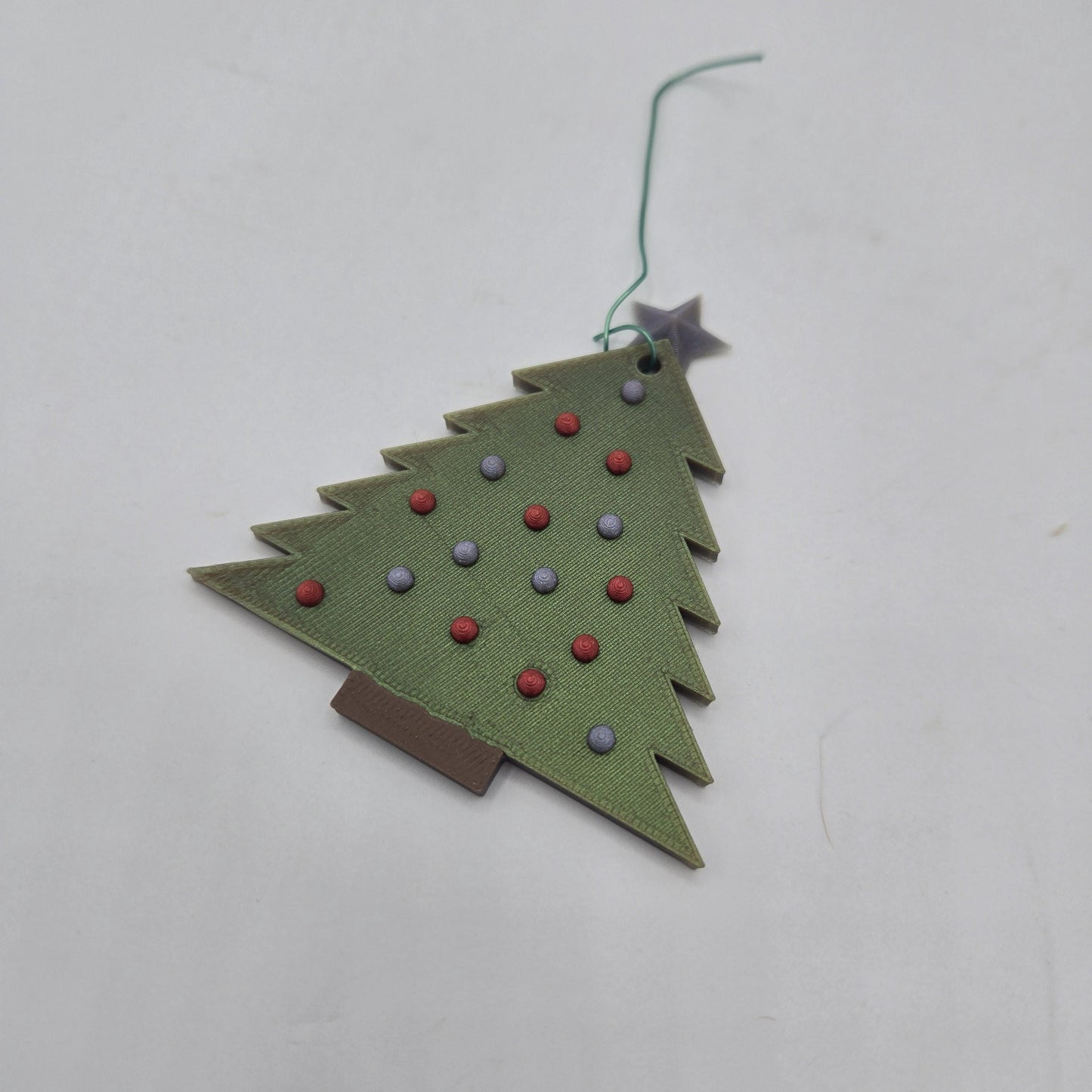 Festive Tree Christmas Ornament 3D Print