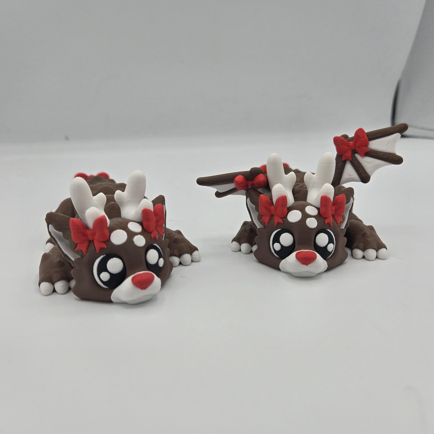 Dragon reindeer Christmas gift packaging