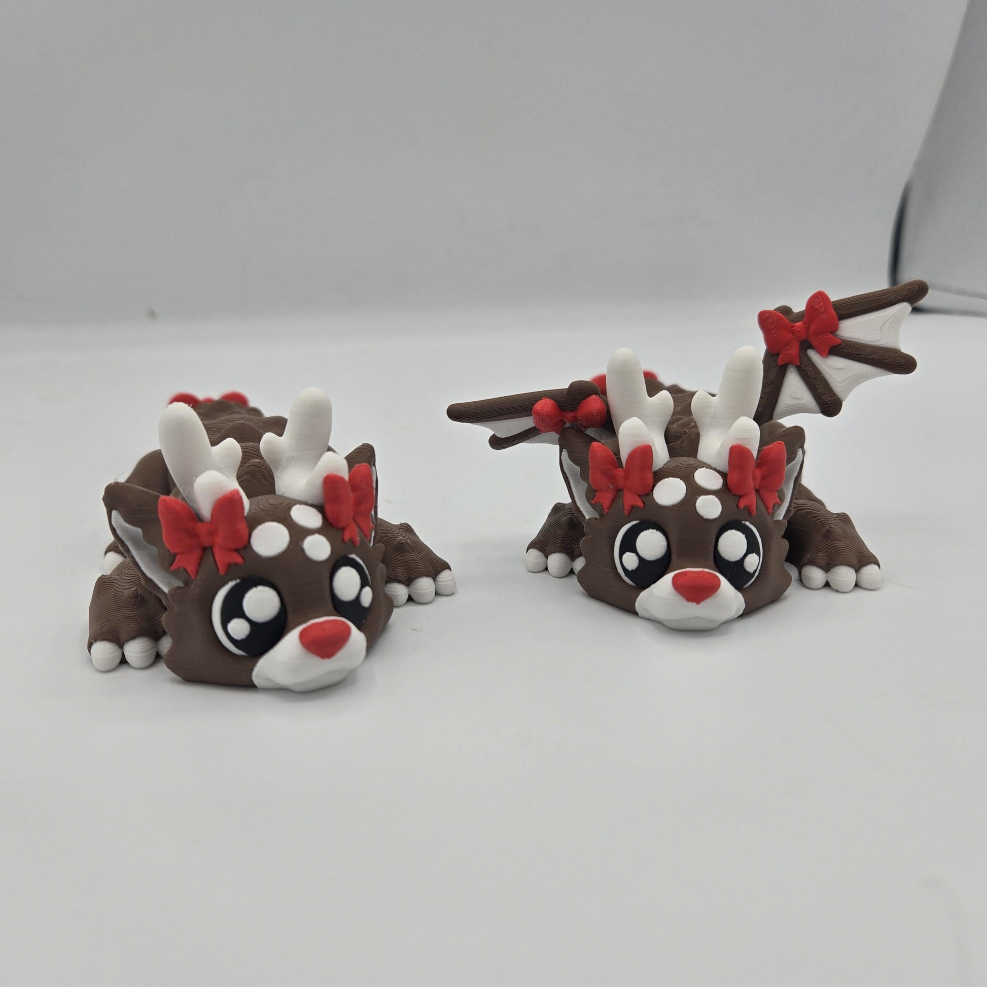 Dragon reindeer Christmas gift packaging