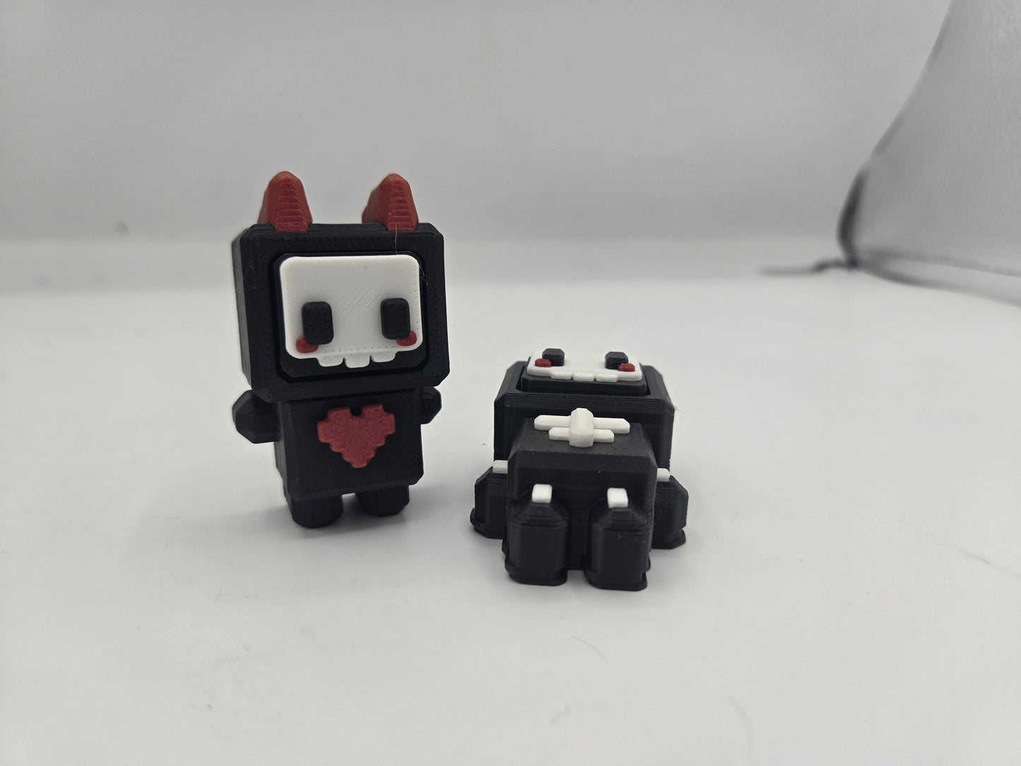 Kawaii 8 Bit Style Cute Mechanical Switch Clicker Multiple Styles | Panda, Dog, Cat, Skeleton Clicker | 3D Print