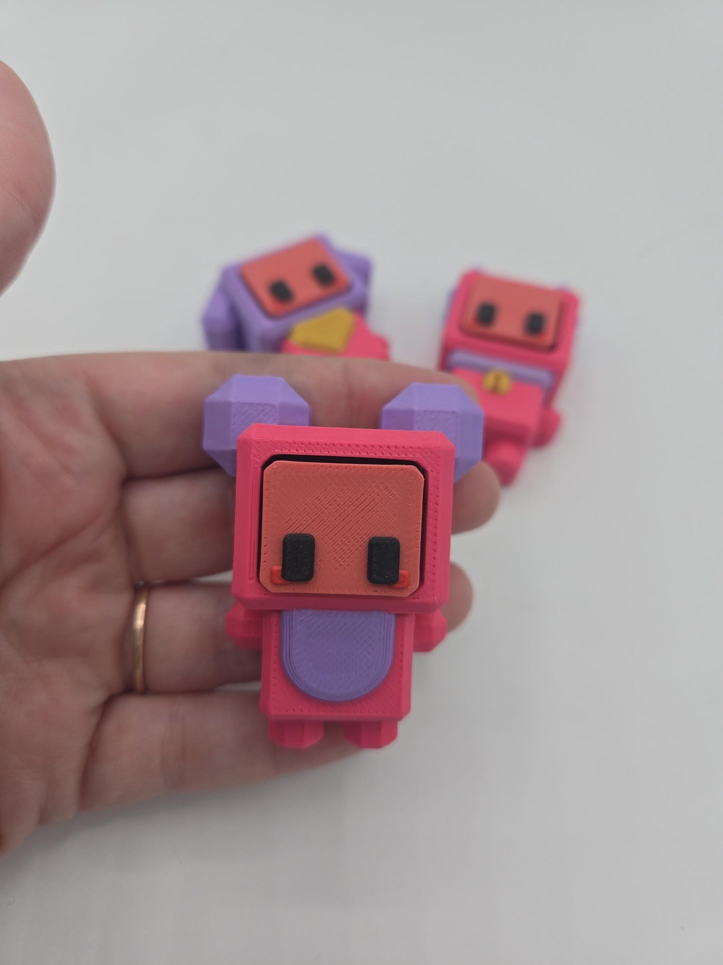 Kawaii 8 Bit Style Cute Mechanical Switch Clicker Multiple Styles | Panda, Dog, Cat, Skeleton Clicker | 3D Print