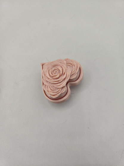 Baby Rose Dragon with Heart Clicker Tail or Heart Clicker Solo | 3D Print