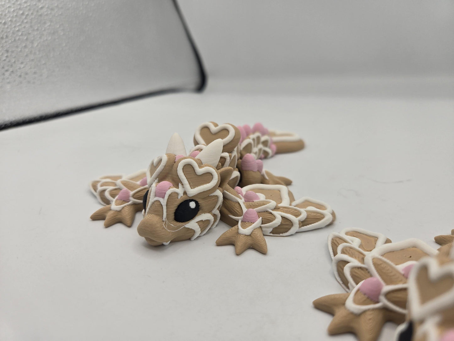 Valentine Heart Sugar Cookie Tiny Wyvern Articulated Flexi 3D Print