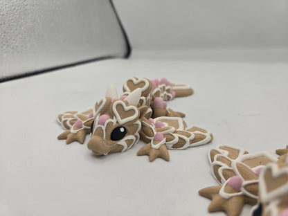Valentine Heart Sugar Cookie Tiny Wyvern Articulated Flexi 3D Print