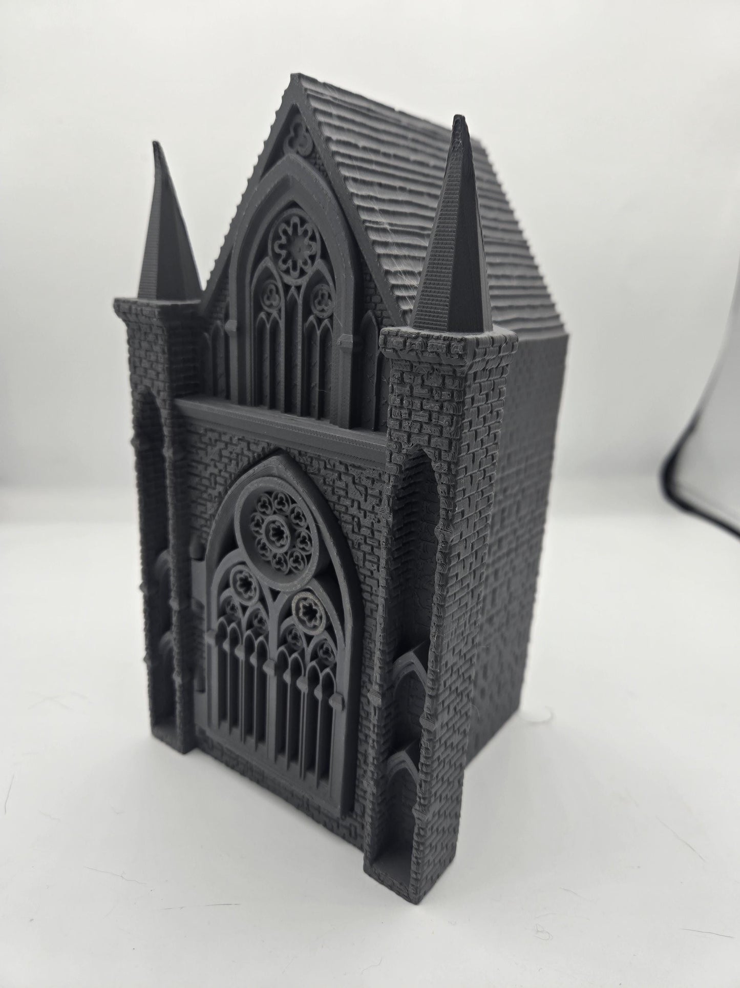 Cathedral Style Gothic Decor Book Nook Bookshelf Display | Small Storage Nook or DIY Decor | 3D Print