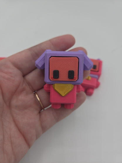 Kawaii 8 Bit Style Cute Mechanical Switch Clicker Multiple Styles | Panda, Dog, Cat, Skeleton Clicker | 3D Print