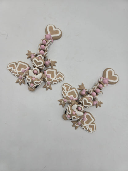 Valentine Heart Sugar Cookie Tiny Wyvern Articulated Flexi 3D Print