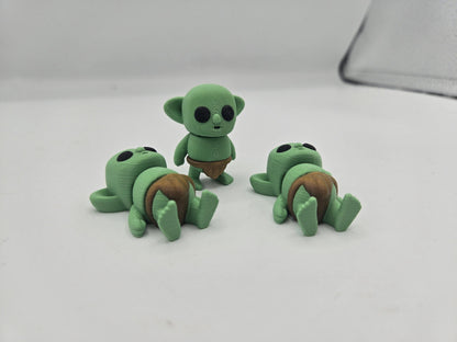 Tiny Goblin Articulated Flexi 3D Print
