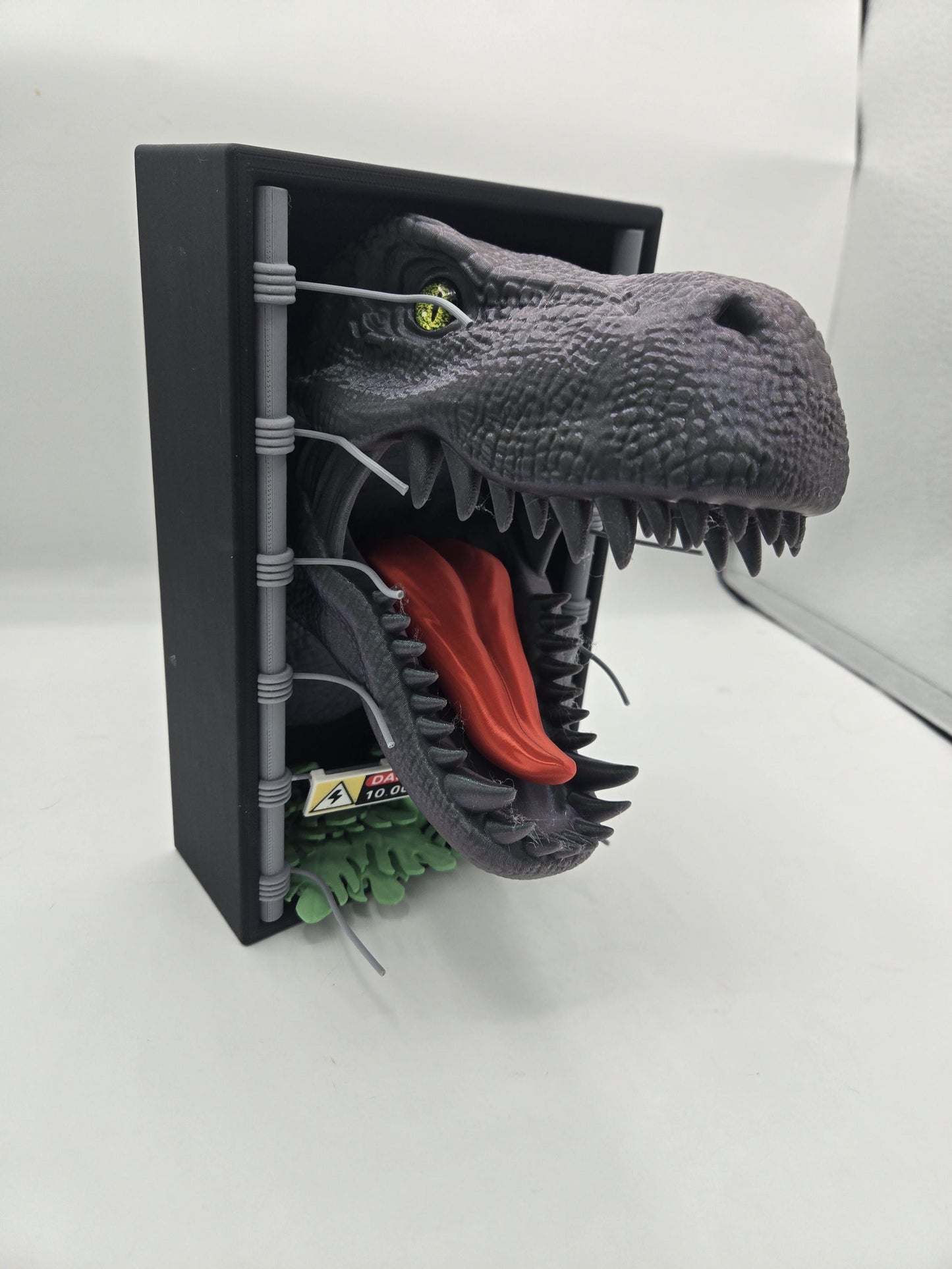 T Rex Tyrannosaurus Break-Out Book Nook Shelf Decor 3D Print