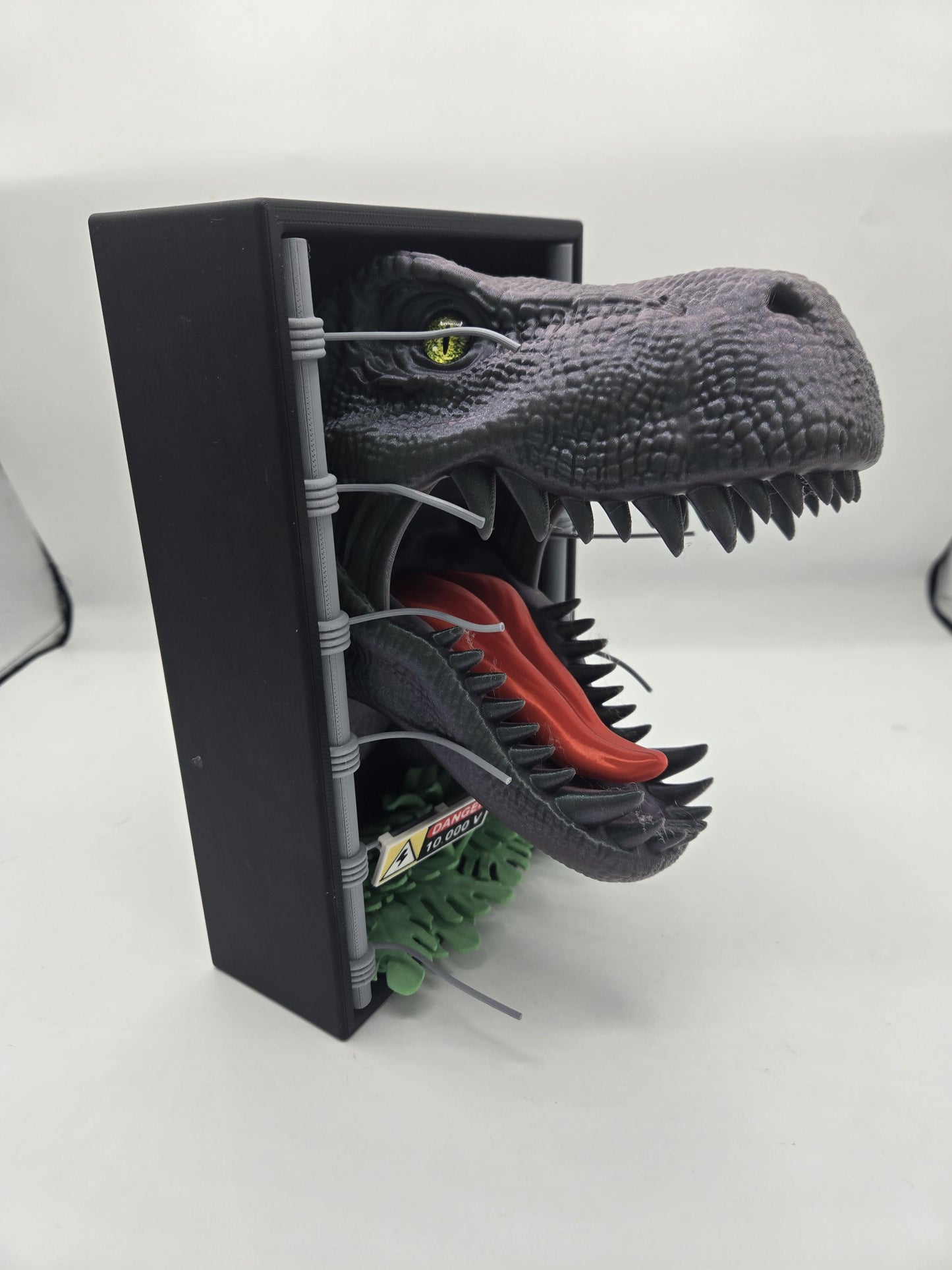 T Rex Tyrannosaurus Break-Out Book Nook Shelf Decor 3D Print