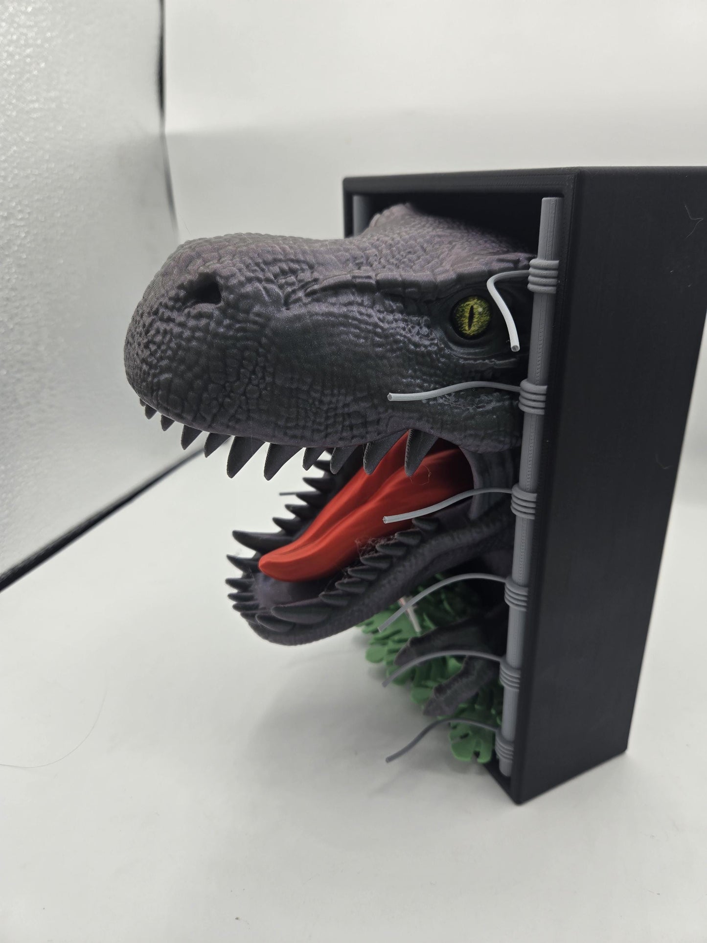 T Rex Tyrannosaurus Break-Out Book Nook Shelf Decor 3D Print