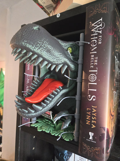 T Rex Tyrannosaurus Break-Out Book Nook Shelf Decor 3D Print