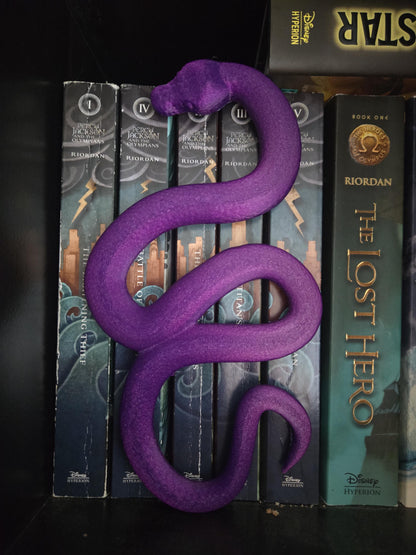 Snake Book Spiner Hugger Insert Bookshelf Decor 3D Print