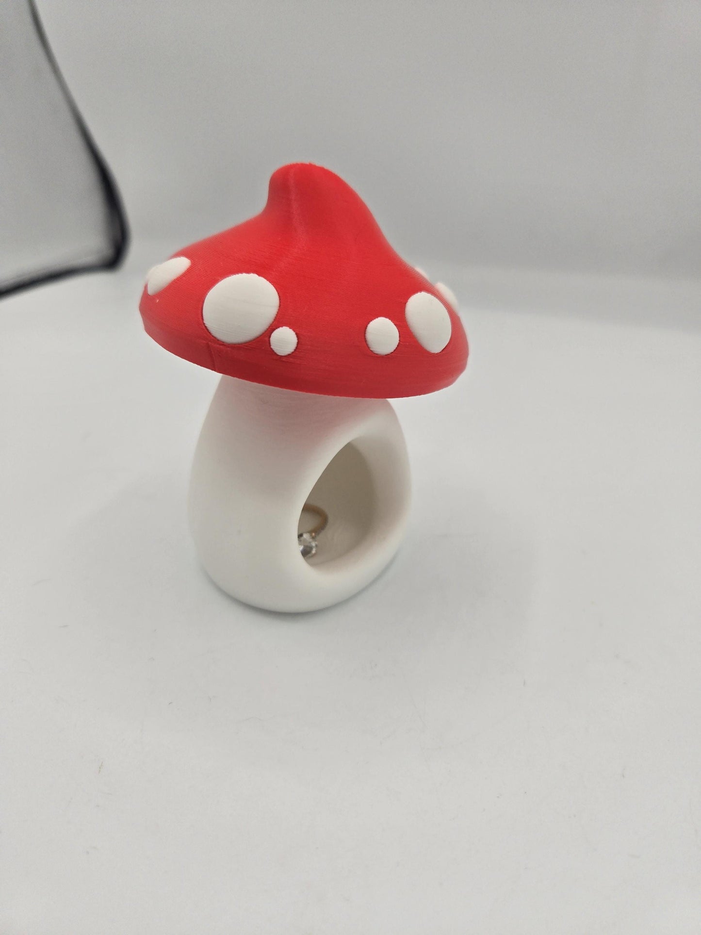 Mushroom Nook Ring or Small Trinket Holder Decor 3D Print