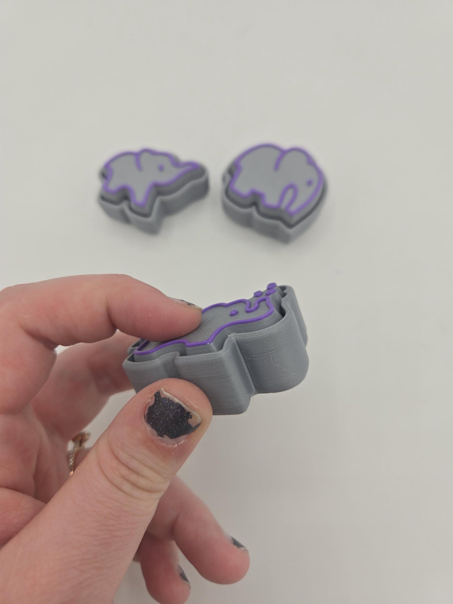 Elephant Mechanical Key Switch Clicker Fidget | 3D Print