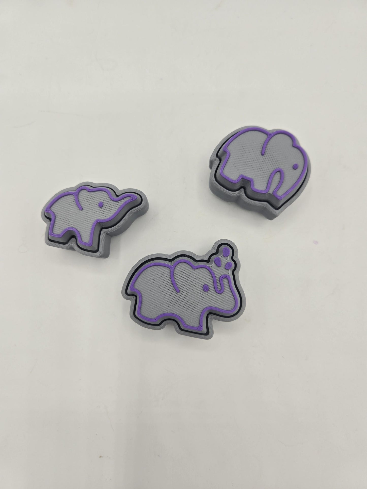 Elephant Mechanical Key Switch Clicker Fidget | 3D Print