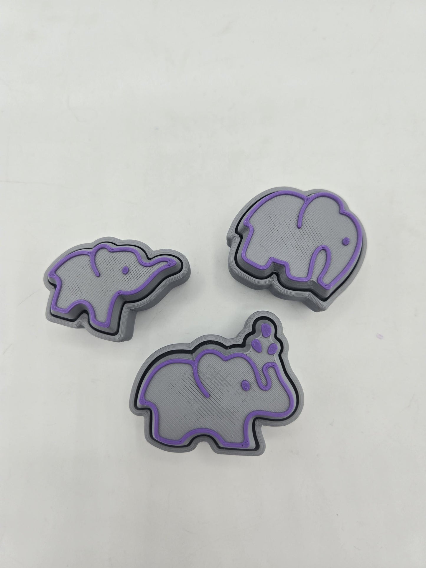 Elephant Mechanical Key Switch Clicker Fidget | 3D Print
