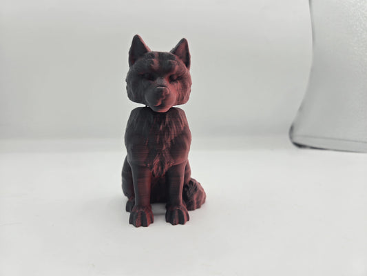 Wolf Bobble Head 3D Print