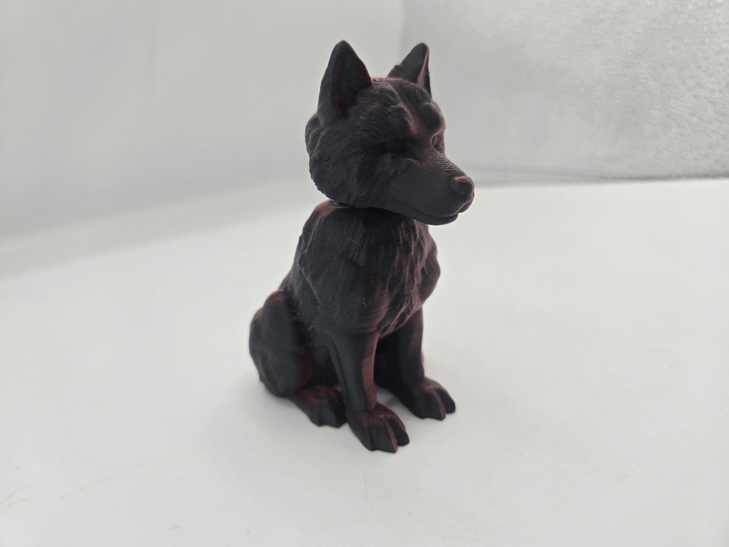 Wolf Bobble Head 3D Print