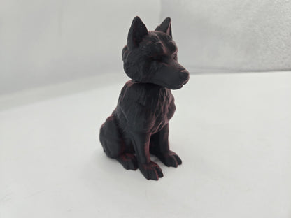 Wolf Bobble Head 3D Print