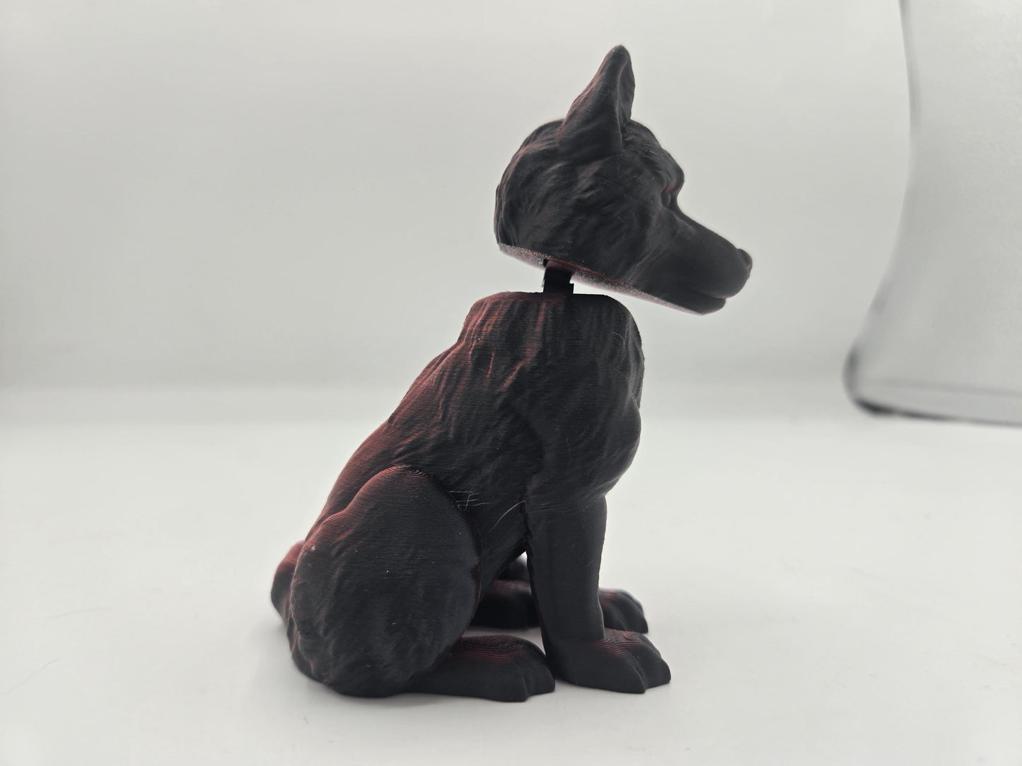 Wolf Bobble Head 3D Print
