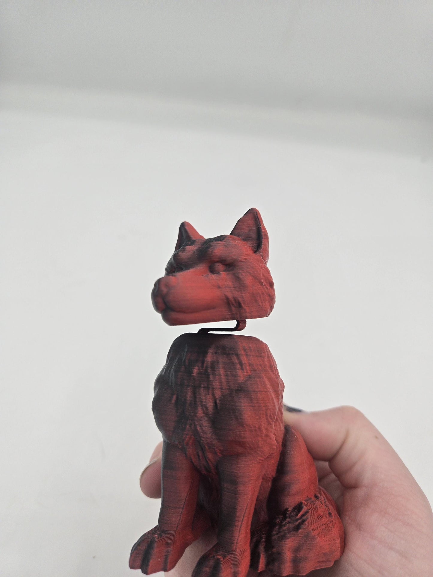 Wolf Bobble Head 3D Print