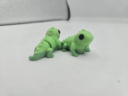 Tiny Iguana Articulated Lizard 3D Print