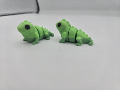 Tiny Iguana Articulated Lizard 3D Print