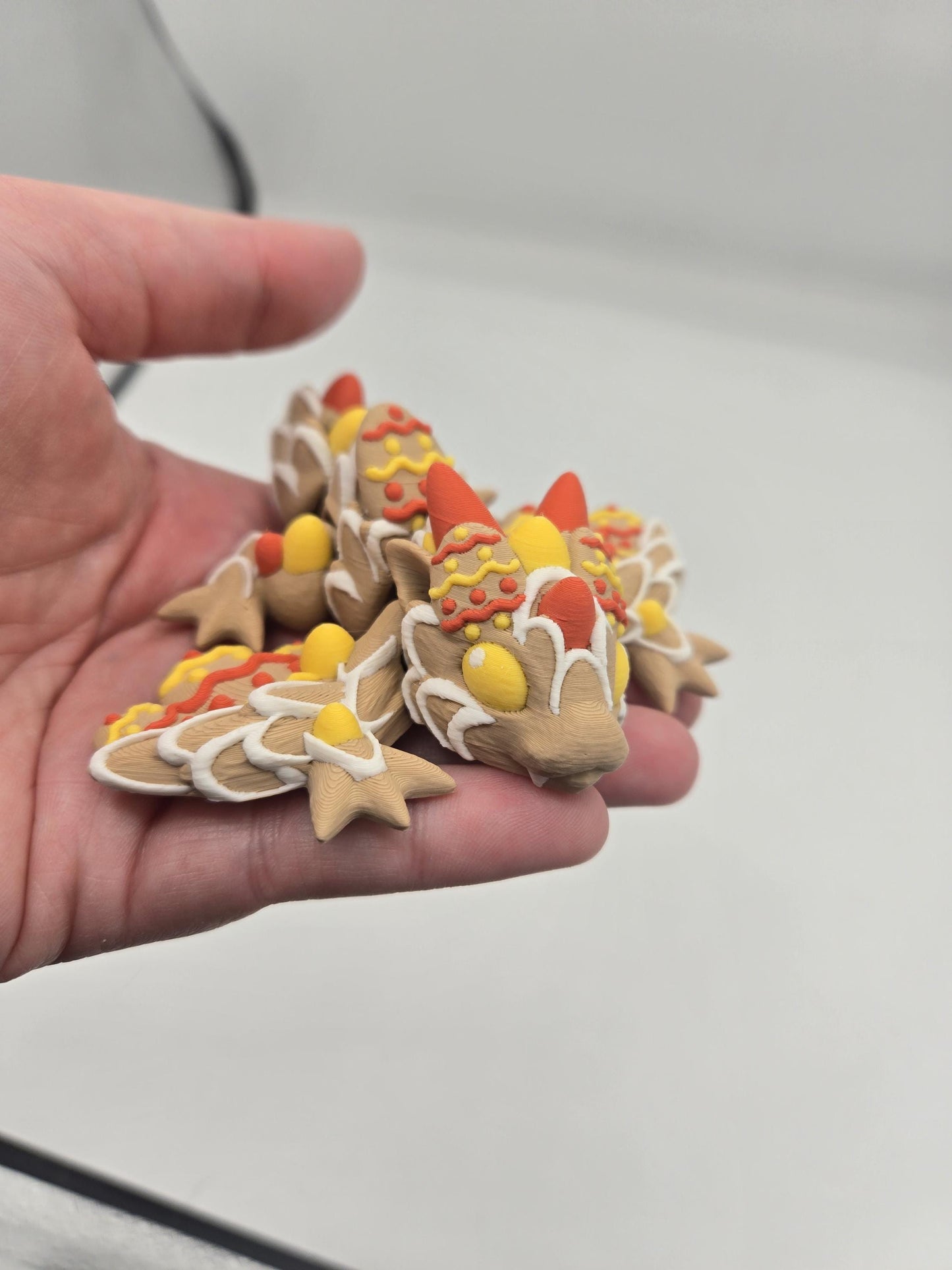 Easter Egg Sugar Cookie Tiny Wyvern Articulated Flexi 3D Print