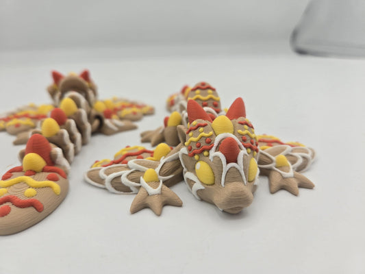 Easter Egg Sugar Cookie Tiny Wyvern Articulated Flexi 3D Print