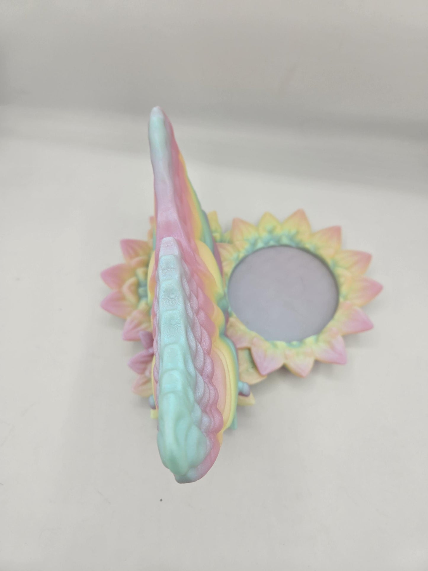 Butterfly Book Stand with Sunflower-Shaped Tray/Beverage Holder | 3D Print
