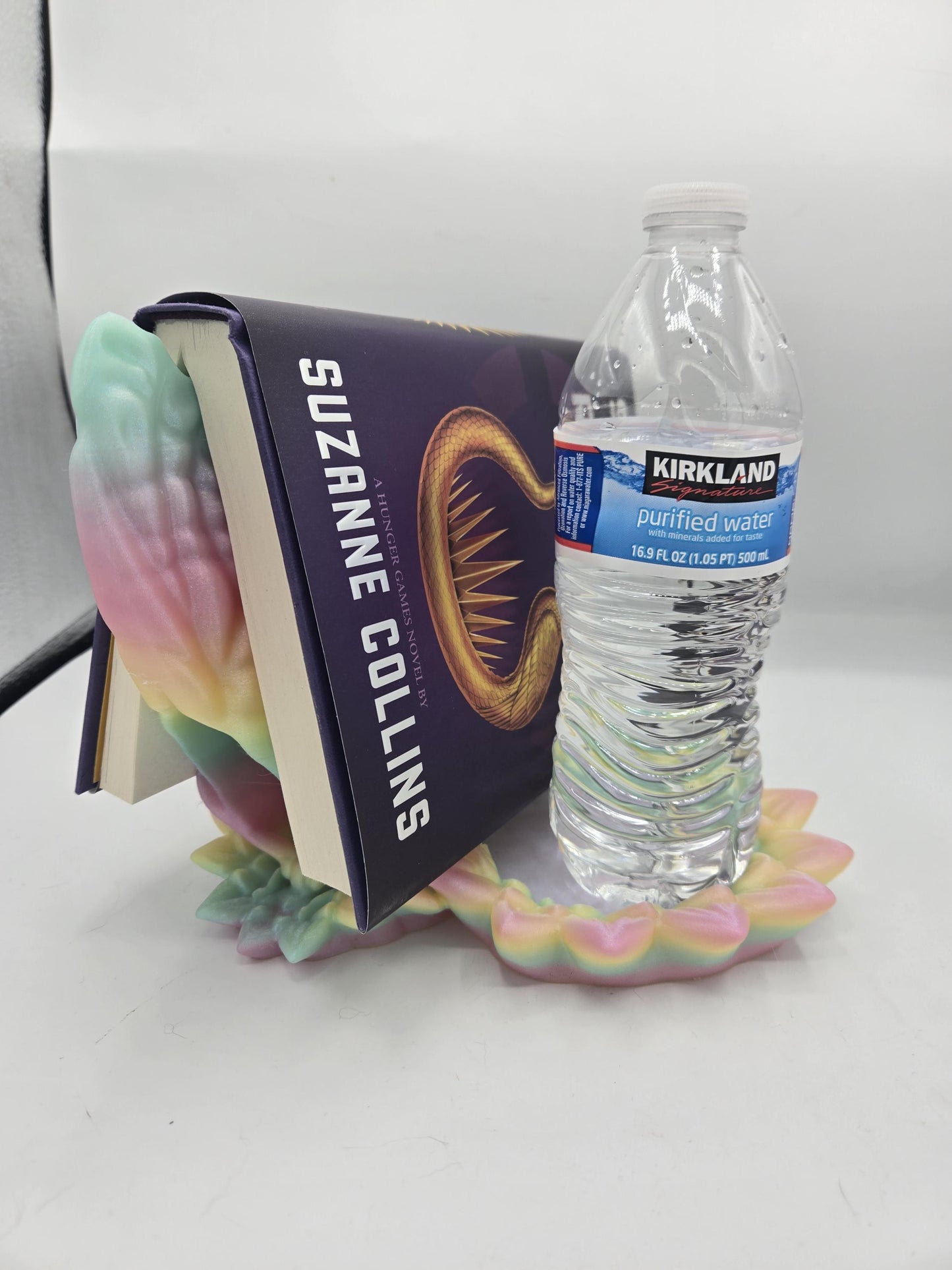 Butterfly Book Stand with Sunflower-Shaped Tray/Beverage Holder | 3D Print