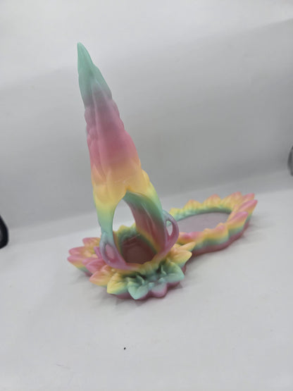 Butterfly Book Stand with Sunflower-Shaped Tray/Beverage Holder | 3D Print