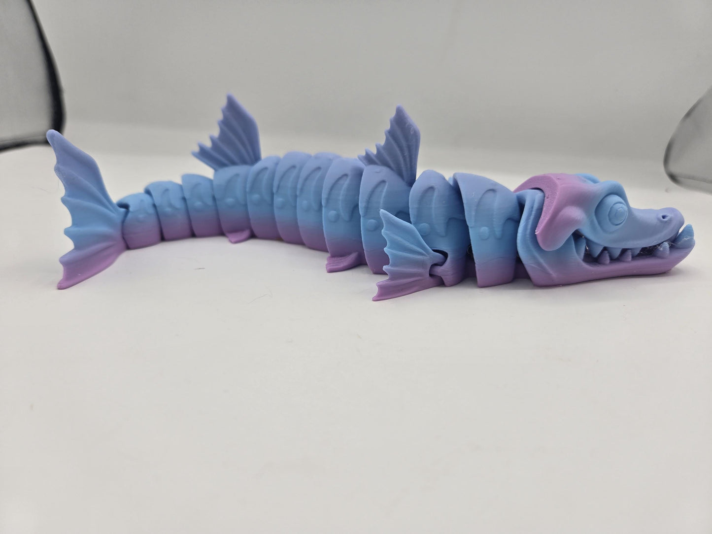 Flexi Barracuda Fish Articulated 3D Print