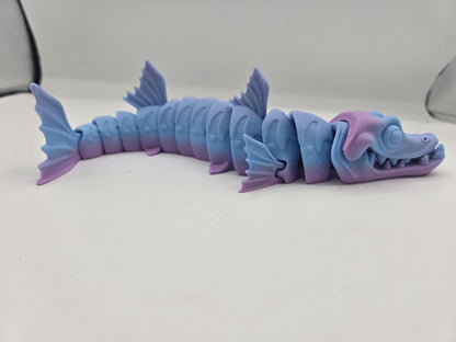 Flexi Barracuda Fish Articulated 3D Print