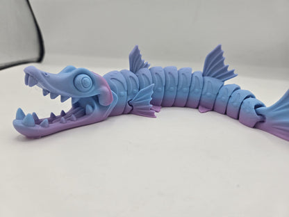 Flexi Barracuda Fish Articulated 3D Print