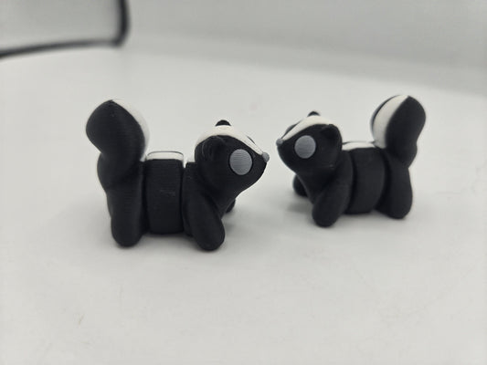Tiny Baby Skunk Flexi Articulated Animal Desk Buddy 3D Print