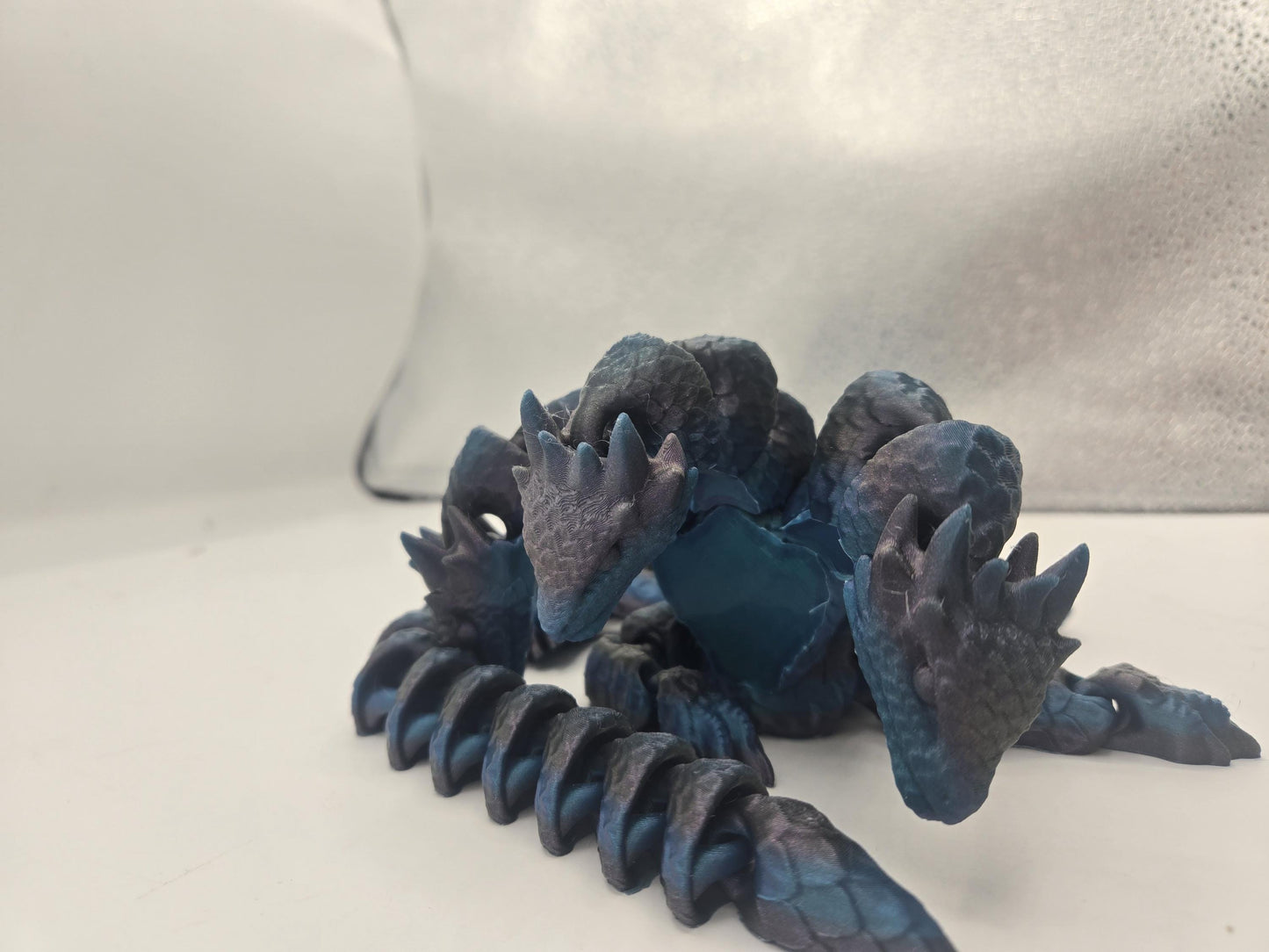 Hydra Three Headed Dragon Articulated Flexi 3D Print