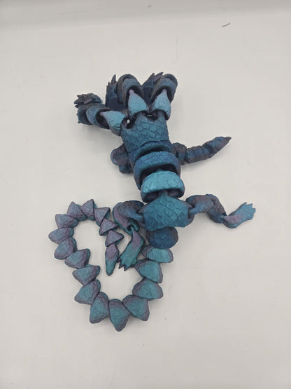 Hydra Three Headed Dragon Articulated Flexi 3D Print