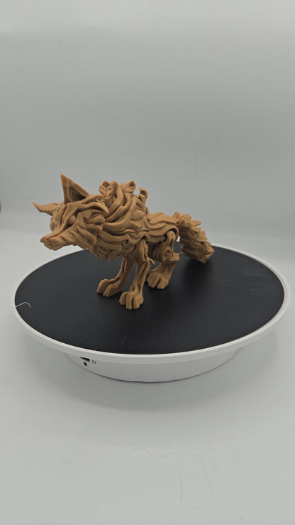 Elden Wood Wolf Flexi Articulated 3D Print