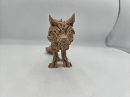 Elden Wood Wolf Flexi Articulated 3D Print