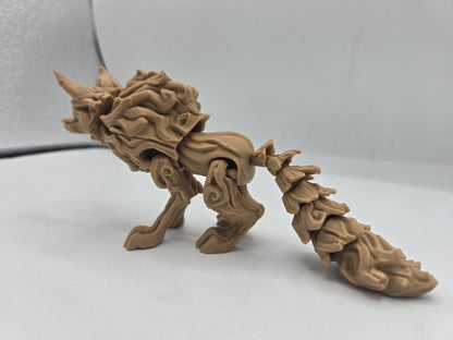 Elden Wood Wolf Flexi Articulated 3D Print