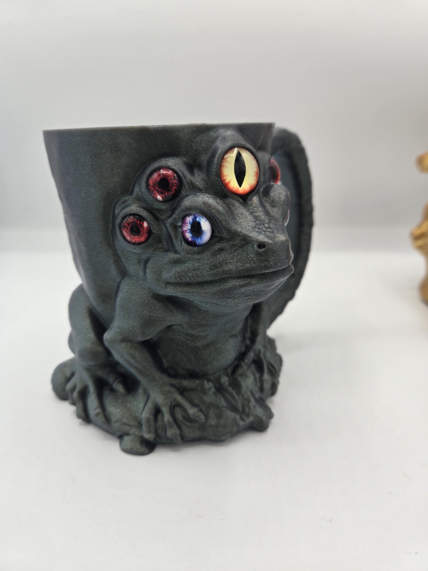 Fantasy Mug Mushroom Frog or Dragon and Snake with Stainless Steel Insert Cup 3D Print