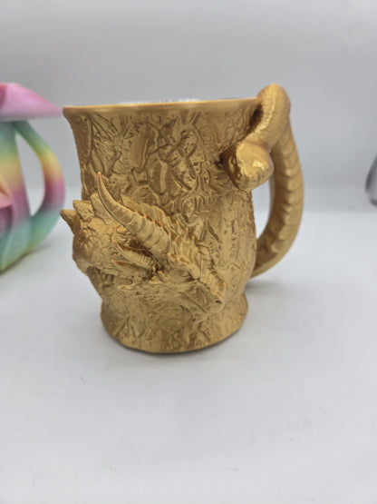 Fantasy Mug Mushroom Frog or Dragon and Snake with Stainless Steel Insert Cup 3D Print