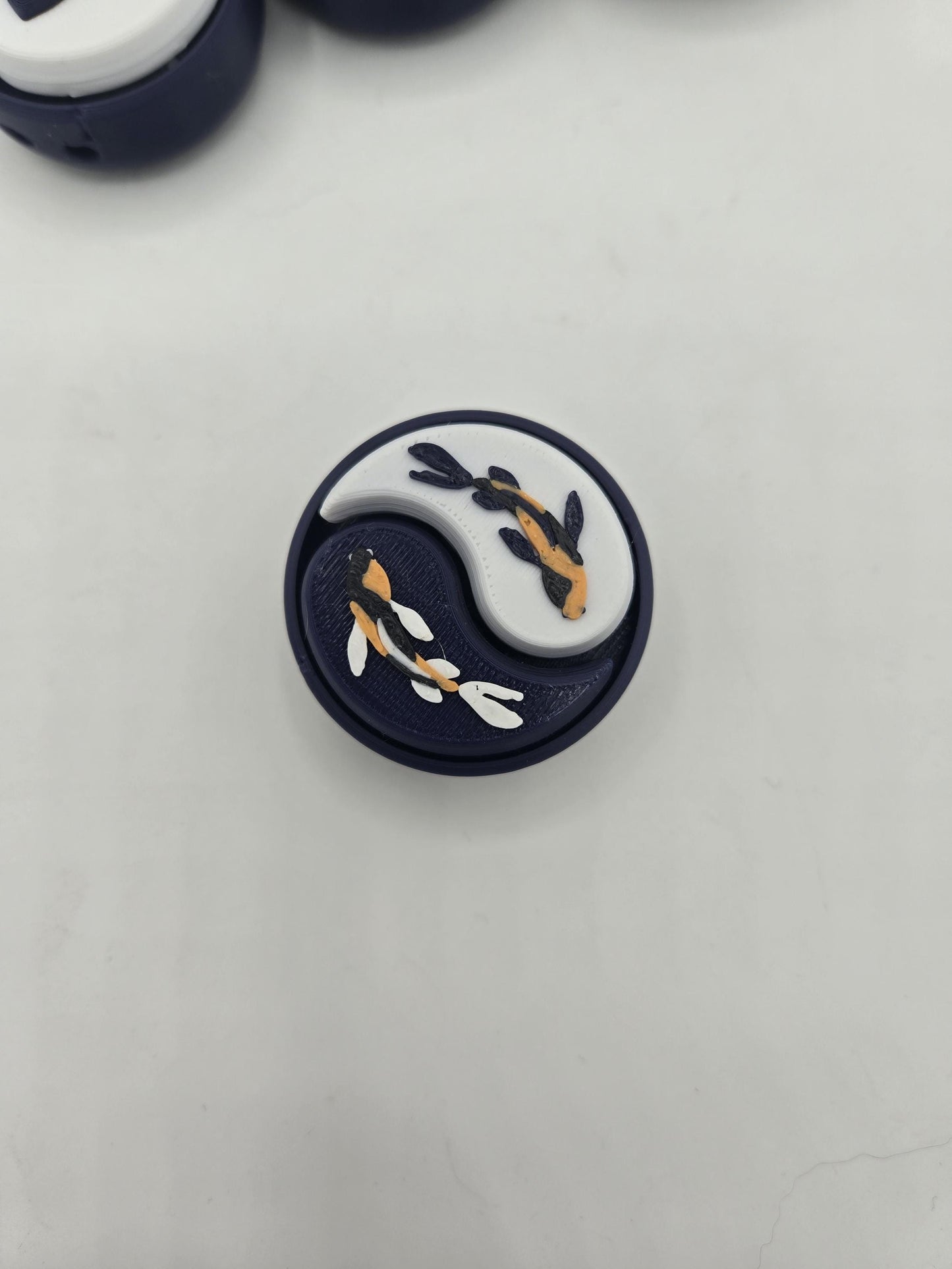 Yin Yang Dual Clicker Mechanical Key Switch Fidget 3D Print