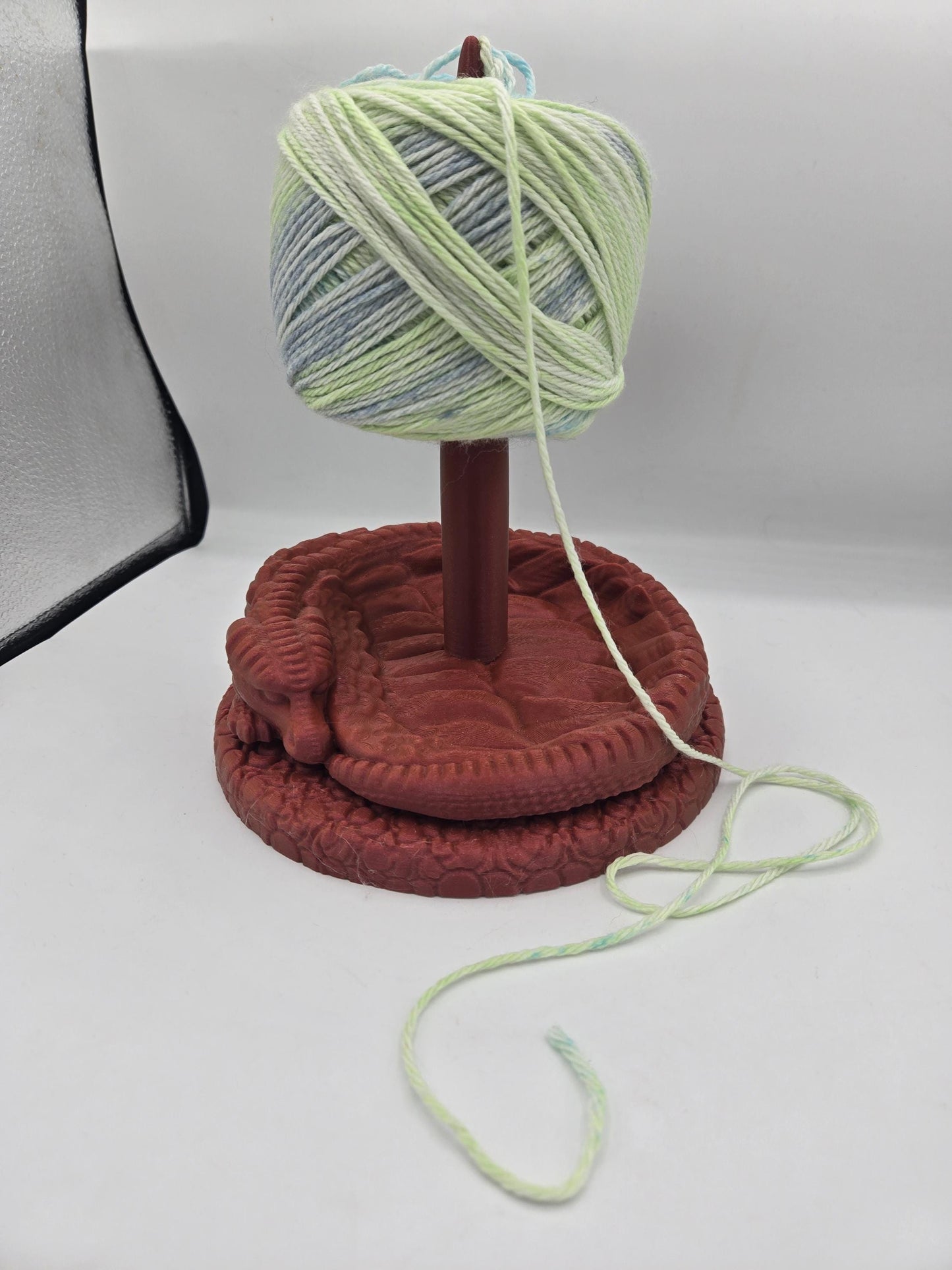 Dragon Yarn Spinner Fiber Art Accessory Fantasy 3D Print