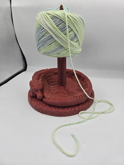Dragon Yarn Spinner Fiber Art Accessory Fantasy 3D Print