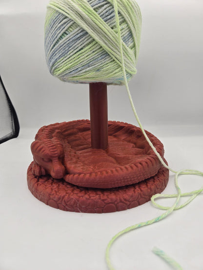 Dragon Yarn Spinner Fiber Art Accessory Fantasy 3D Print