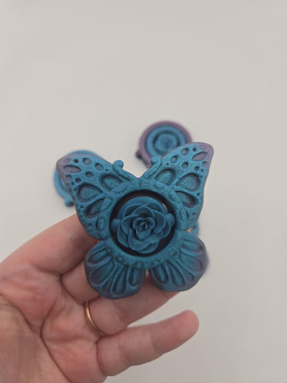 Spring Flower Circle or Butterfly Fidget Spinner 3D Print