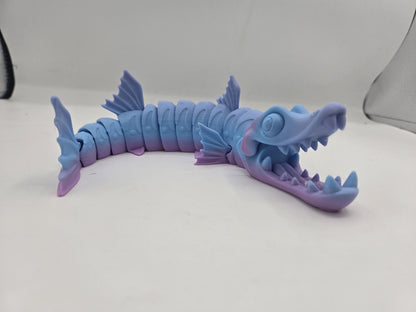 Flexi Barracuda Fish Articulated 3D Print
